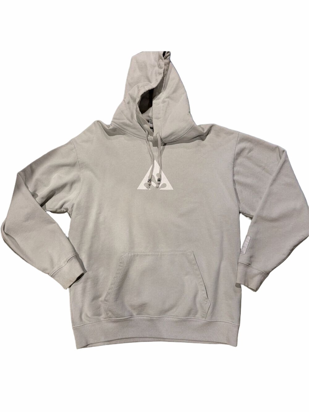 Wasted Co Hoodie Gray Triangle Logo Unisex XL